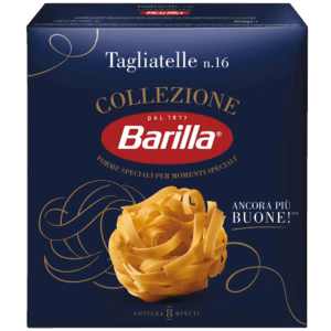 Barilla Collezione Tagliatelle – bandförmige italienische Pasta-Nester in der 500g Packung.