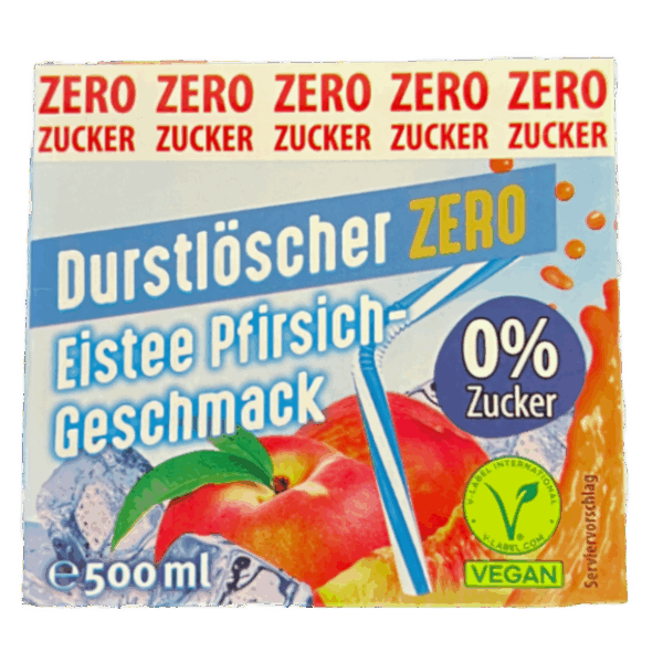 Durstlöscher Eistee Pfirsich Zero