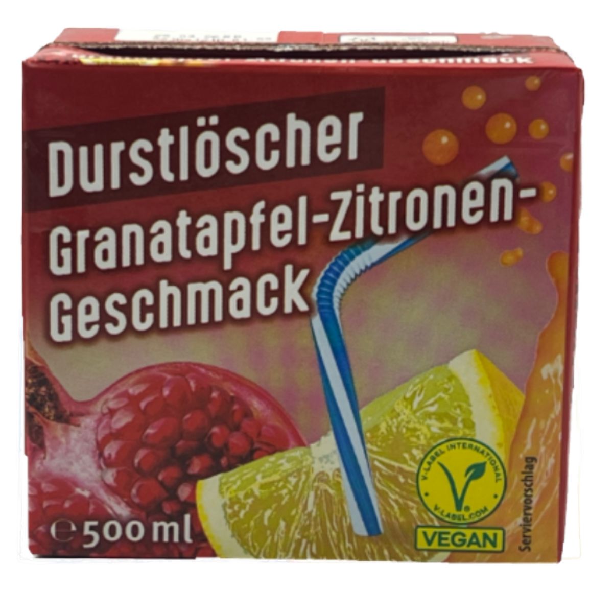 Durstlöscher Granatapfel-Zitrone