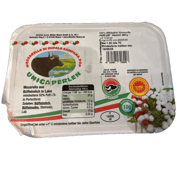 Mozzarella di Bufala Perlen