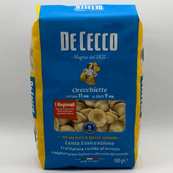 Orecchiette DE CECCO ORECCHIETTE N°91 500 g