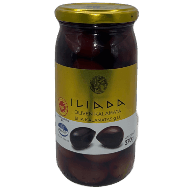 Ilada Kalamata Oliven Schwarz mit Stein