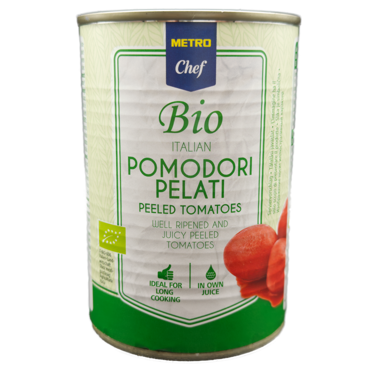 Metro Chef Pomodori Pelati Bio 400g Metro Chef Bio Pomodori Pelati 400 g